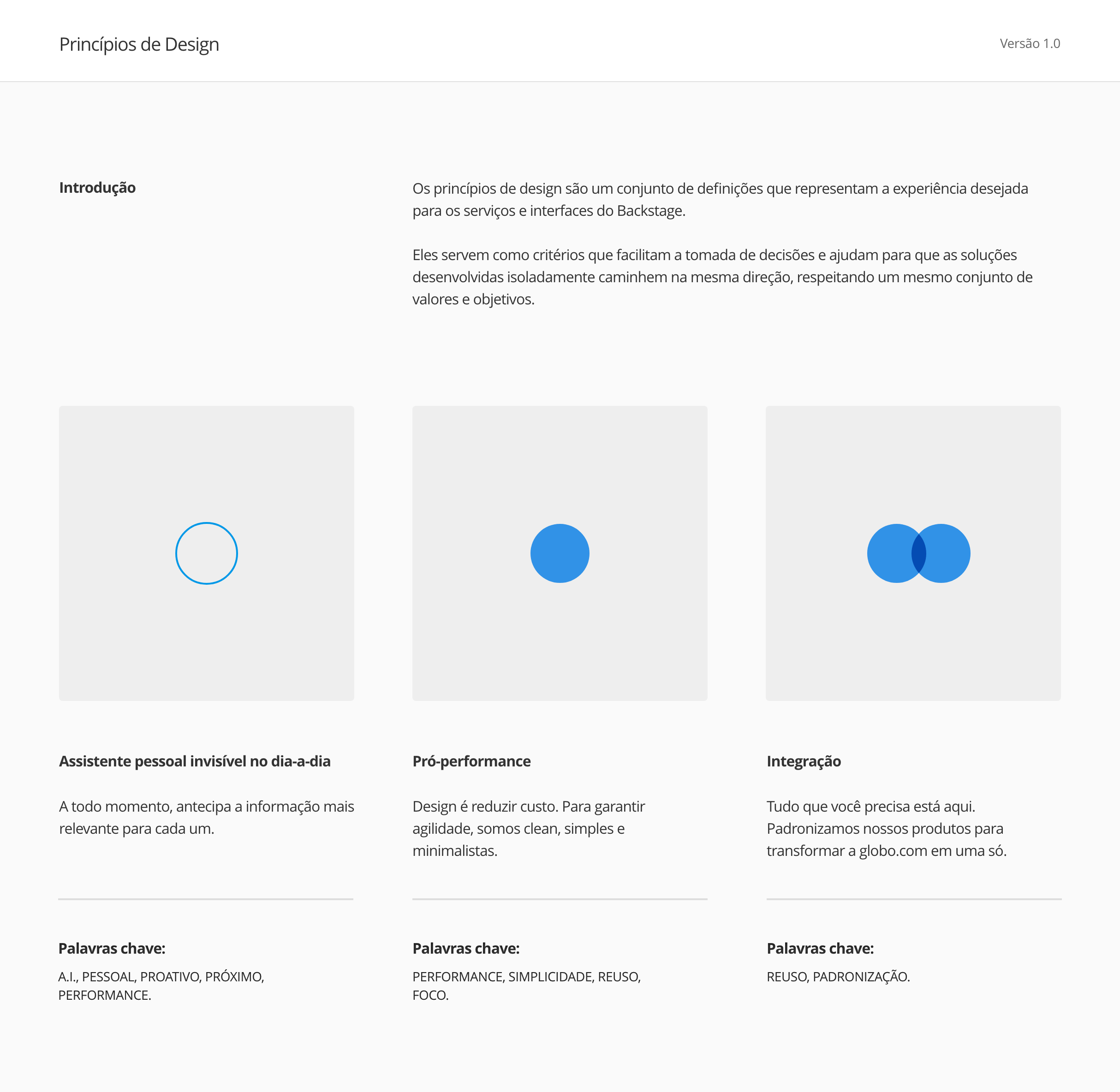 globo design principles
